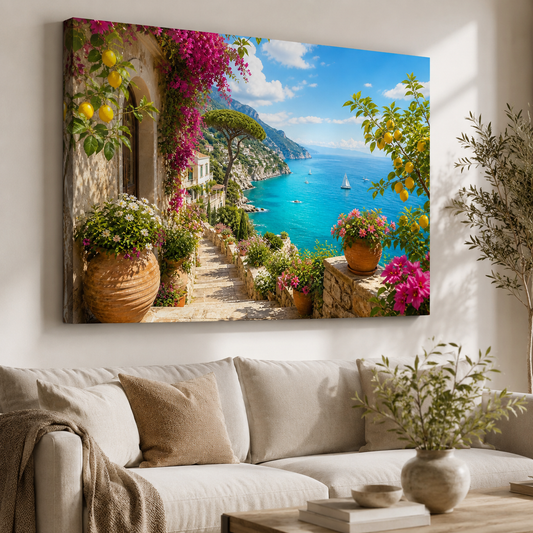 Lemons Over the Amalfi Sea