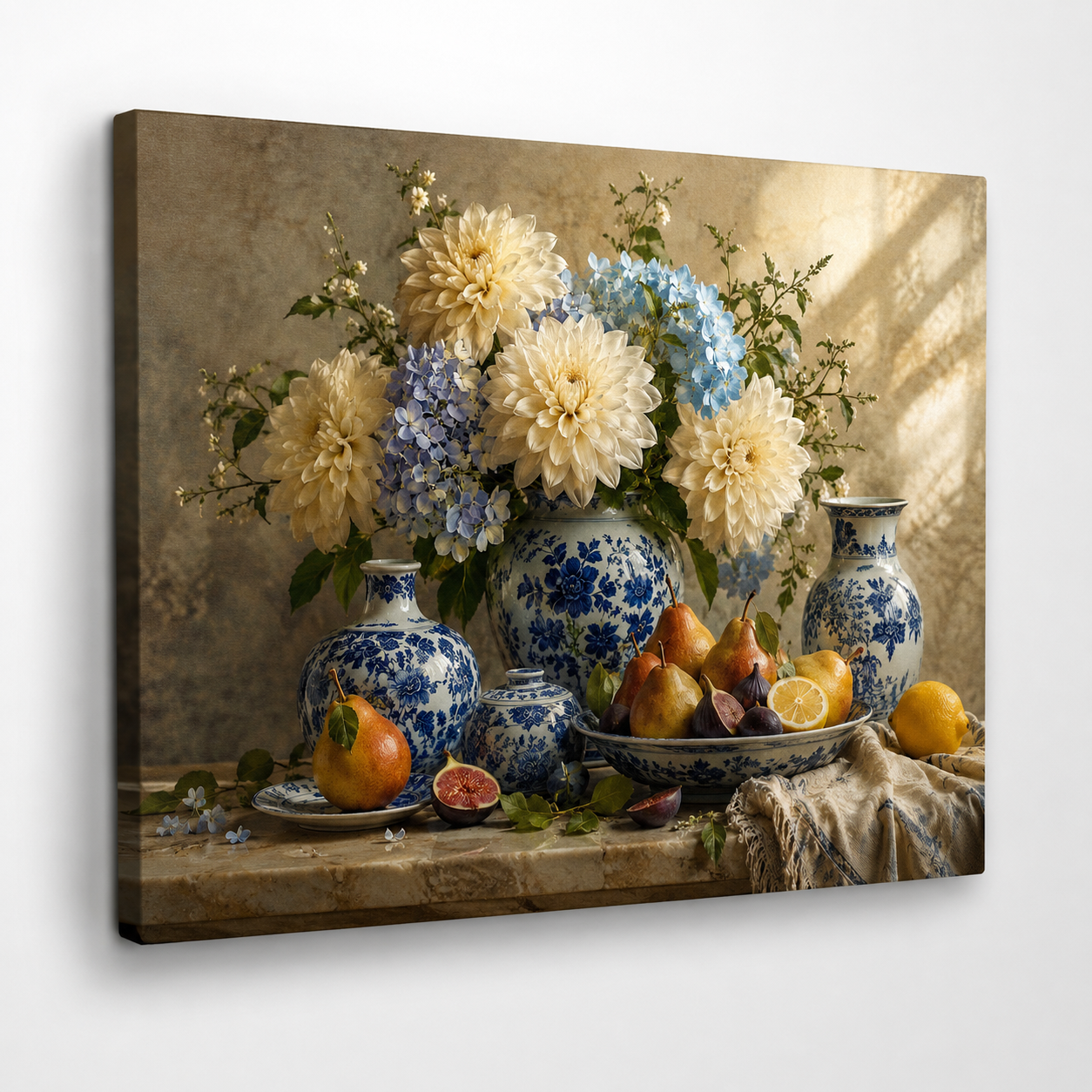 Blue and Ivory Harvest