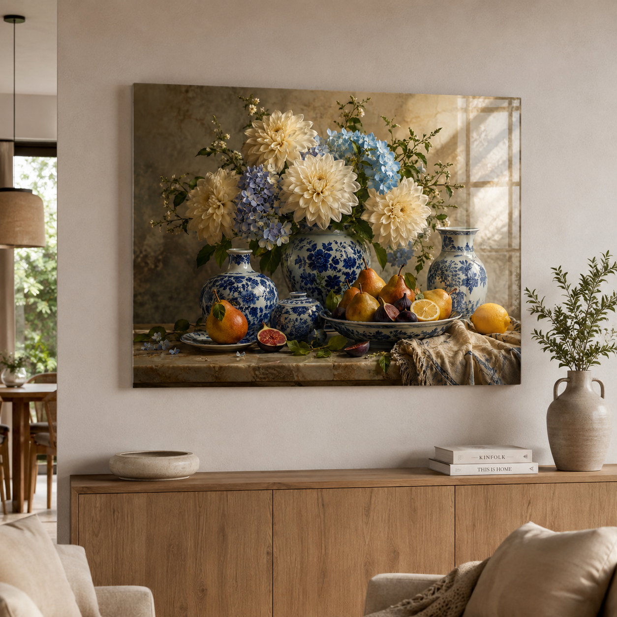 Blue and Ivory Harvest