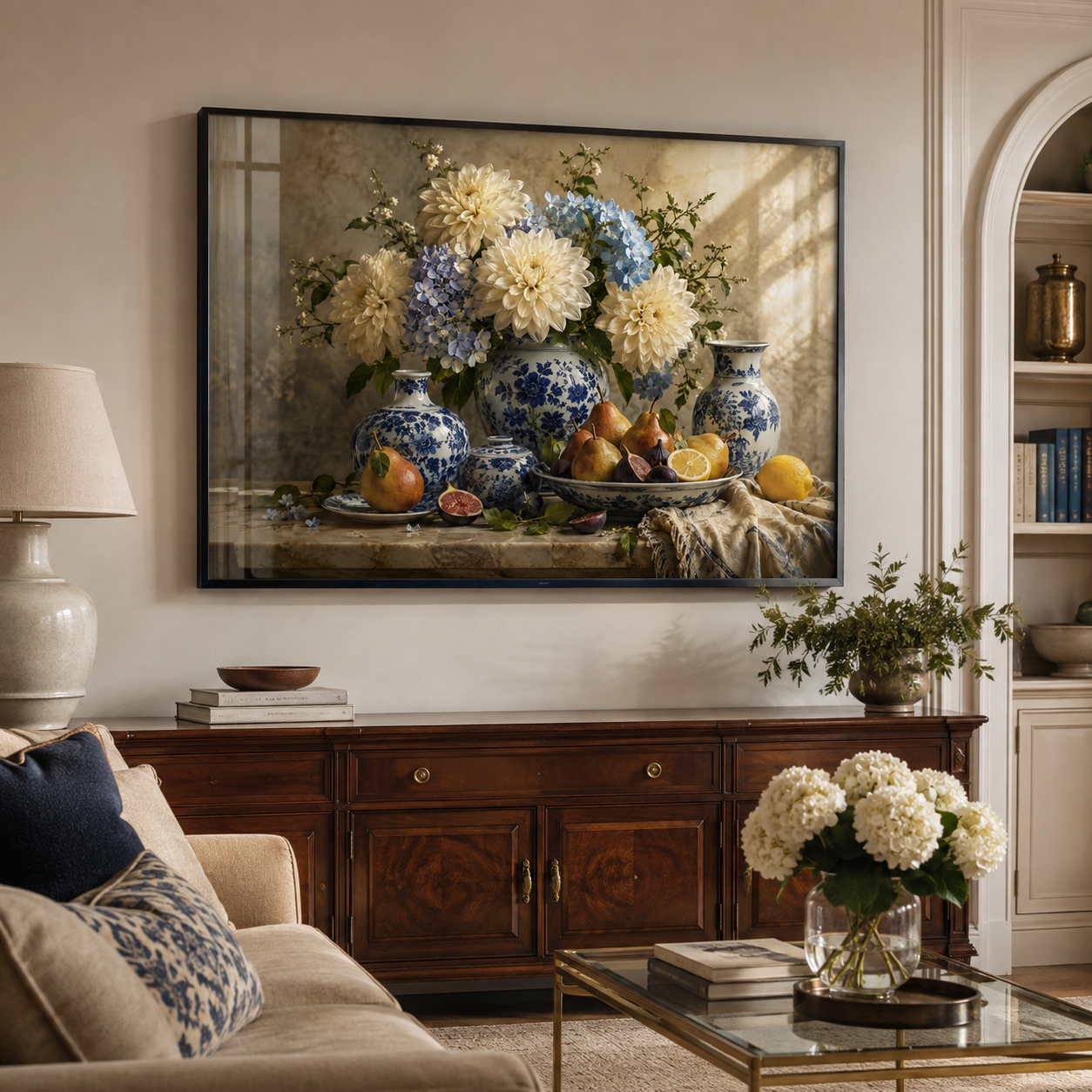Blue and Ivory Harvest