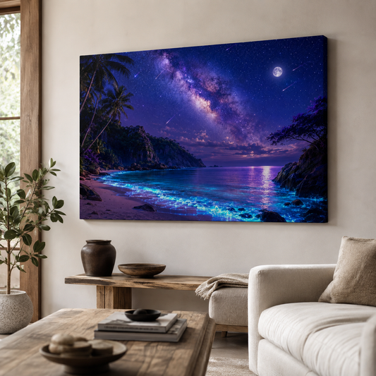 Under a Violet Galaxy