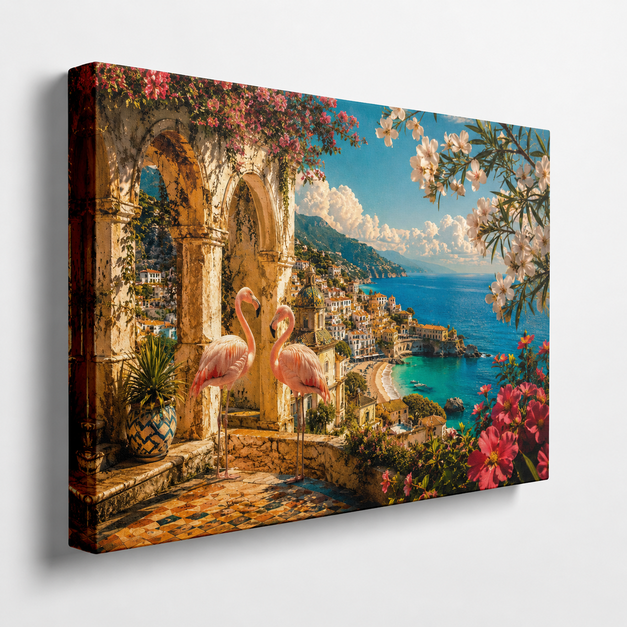 Flamingos of the Amalfi Dream