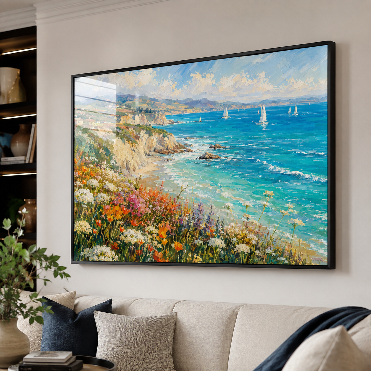 Where Wildflowers Meet the Sea