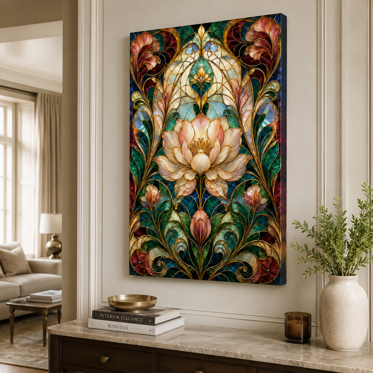 Lotus in Glass
