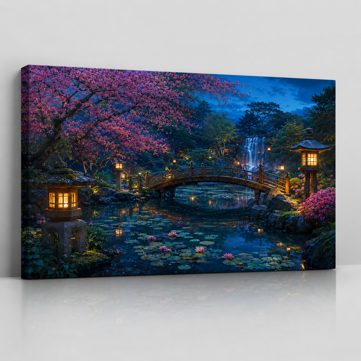 Lanterns Beneath the Blossoms