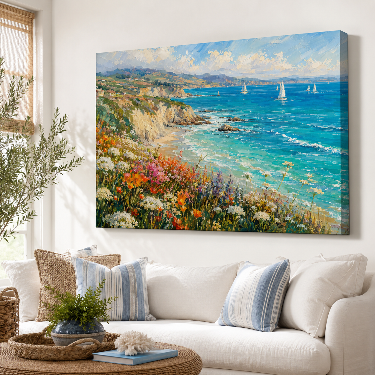 Where Wildflowers Meet the Sea