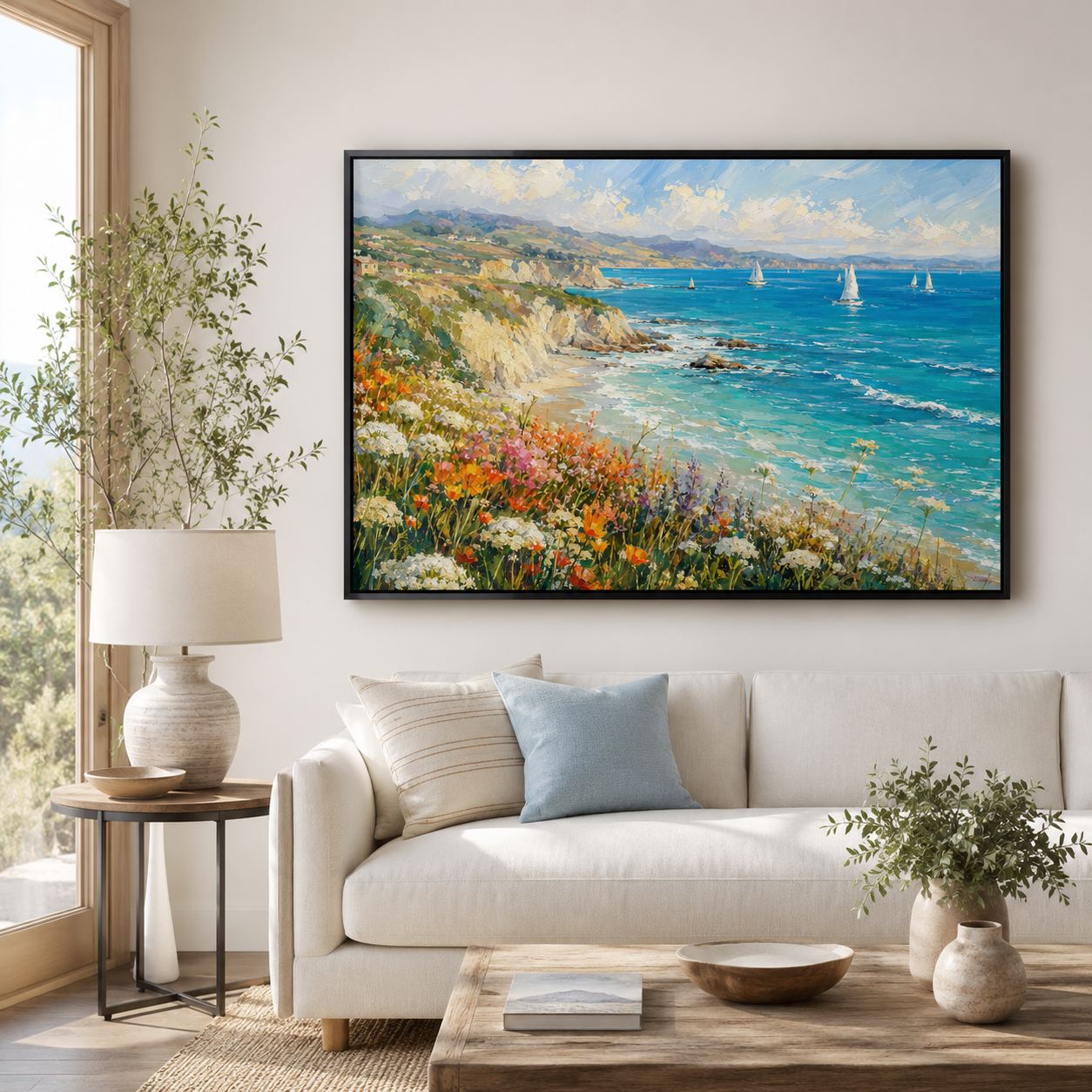 Where Wildflowers Meet the Sea