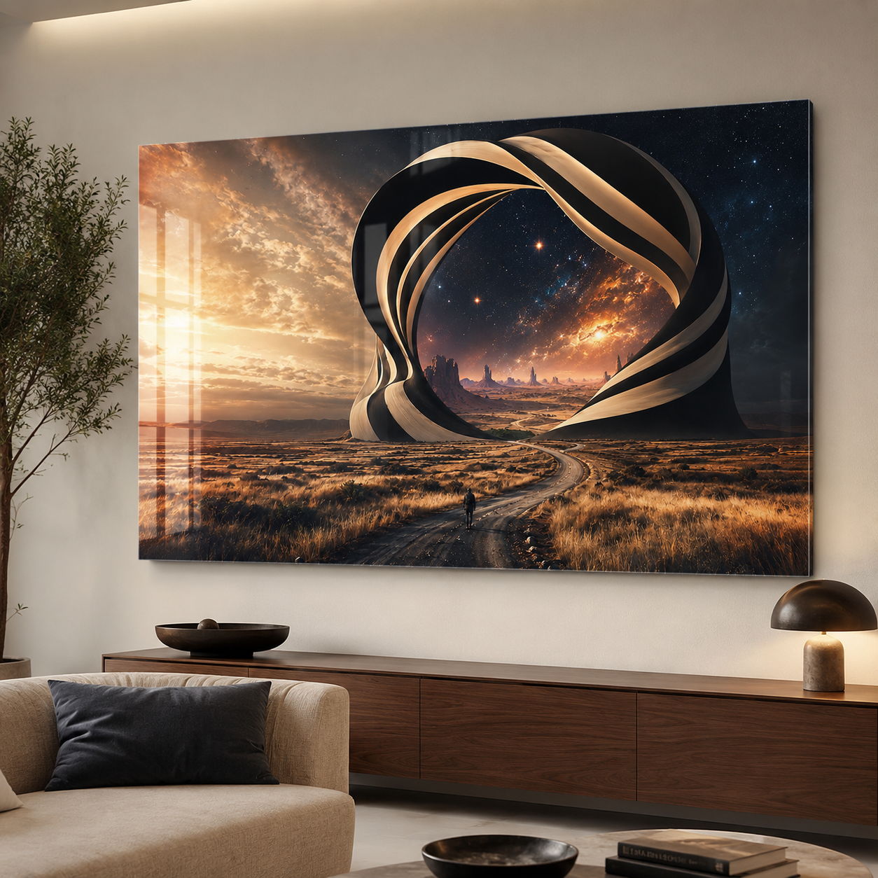 Threshold of the Infinite