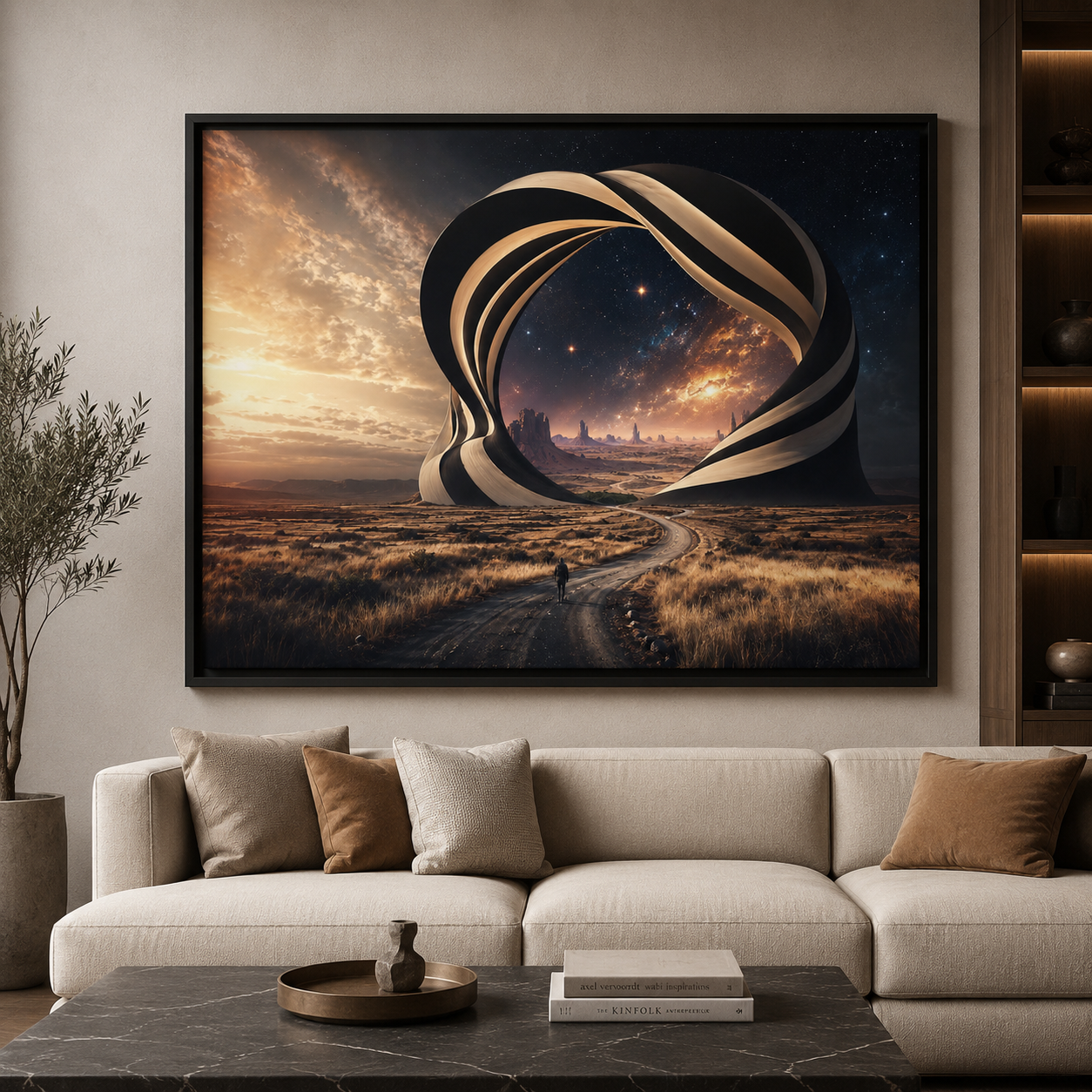 Threshold of the Infinite