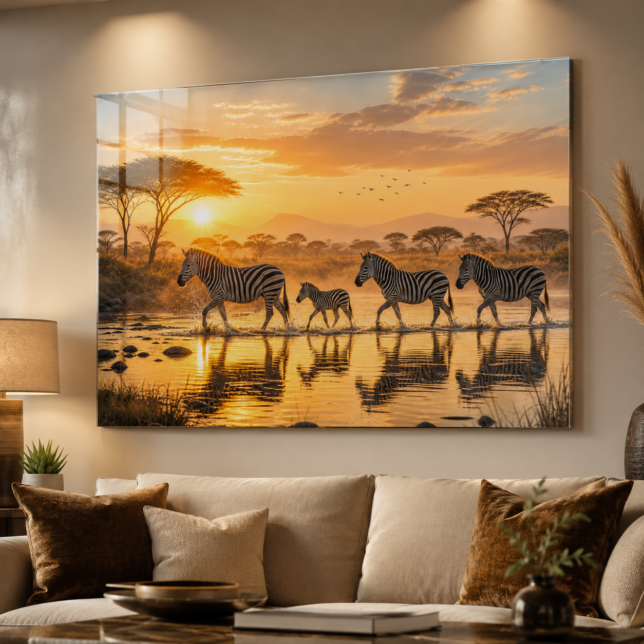 Zebras at Dawn