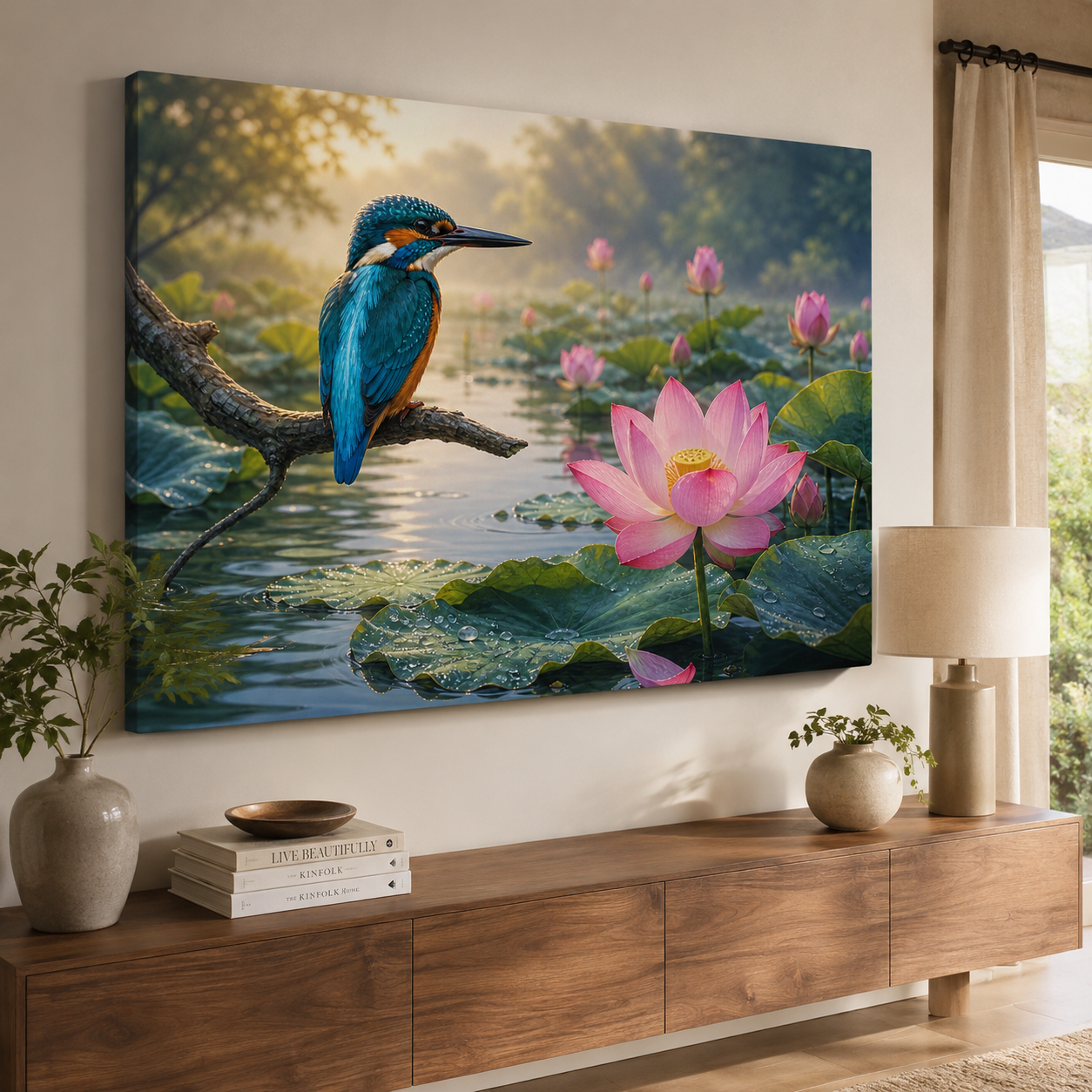 Kingfisher Lotus Pond