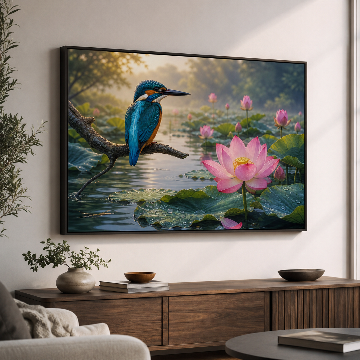 Kingfisher Lotus Pond