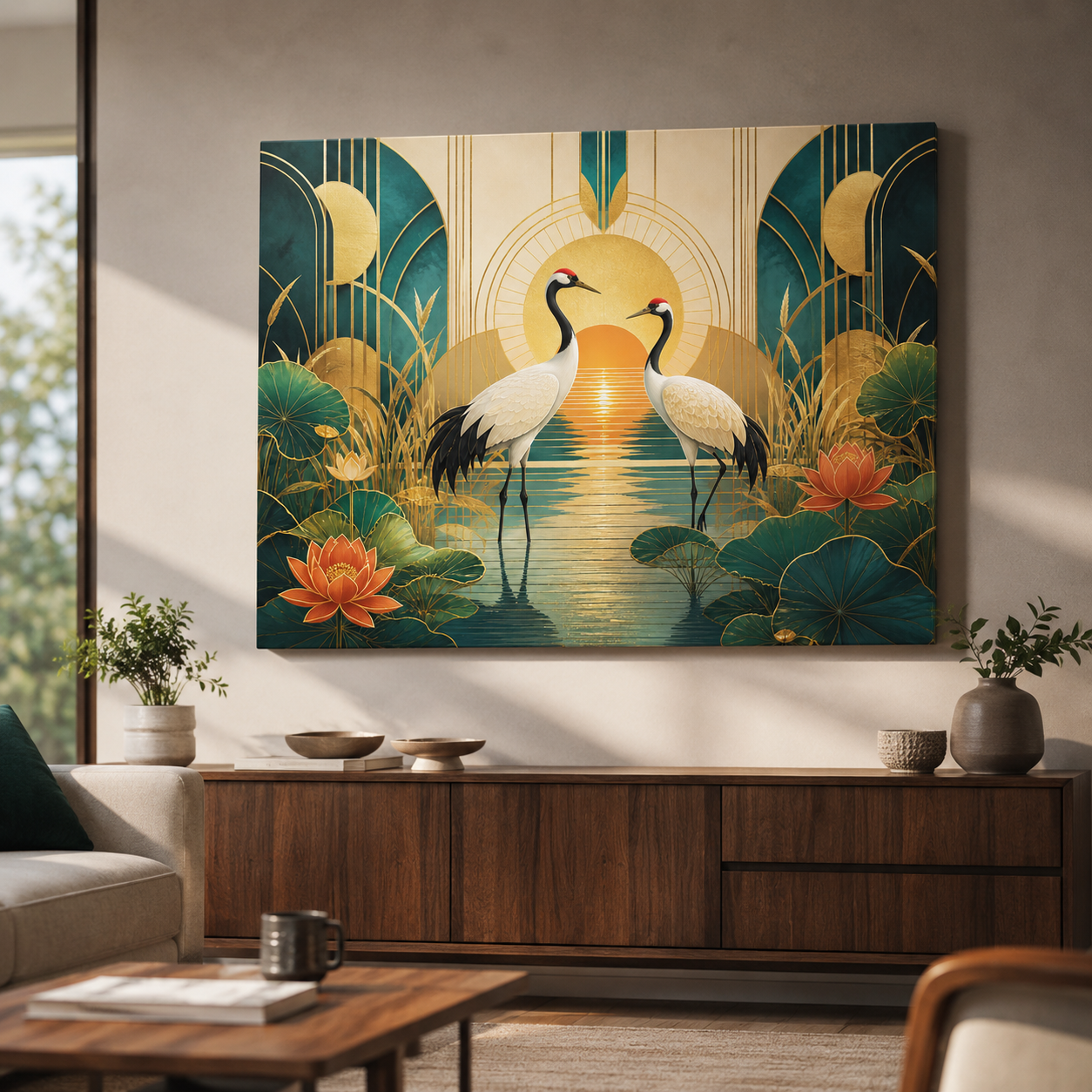 Golden Crane Serenity