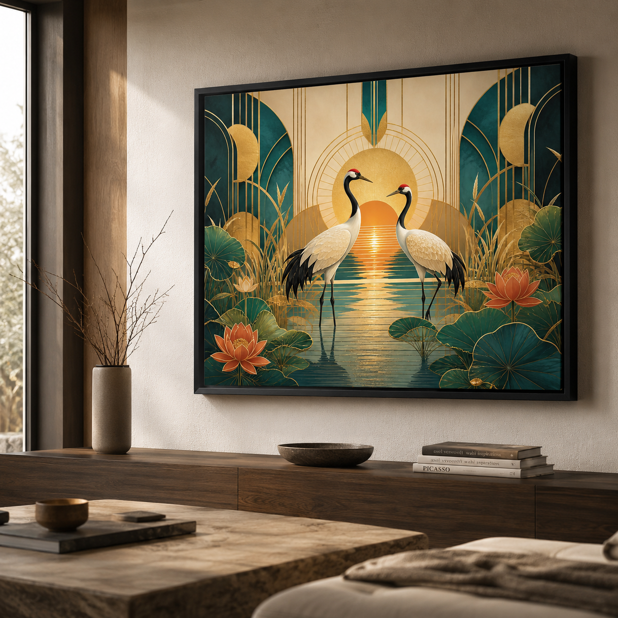 Golden Crane Serenity