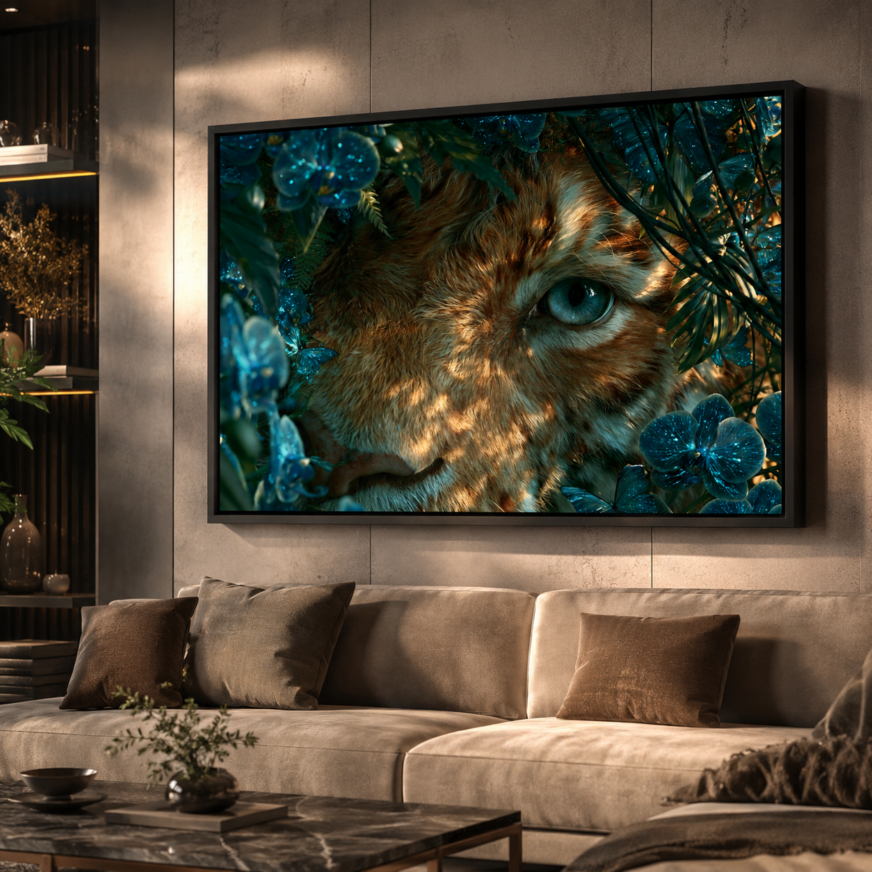 Blue Orchid Gaze