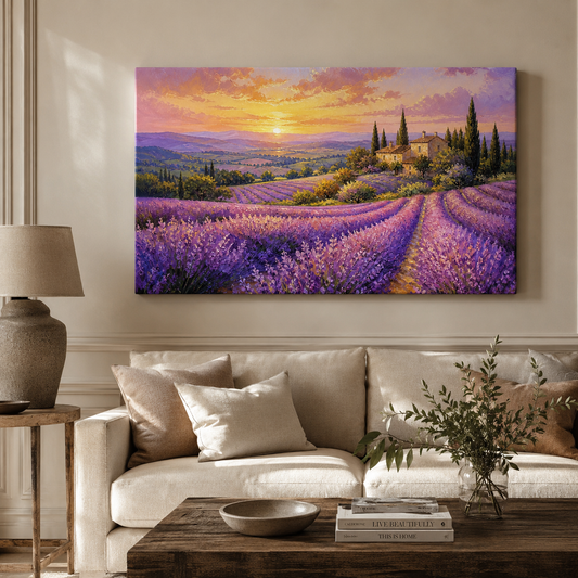 Lavendar Sunset in Provence