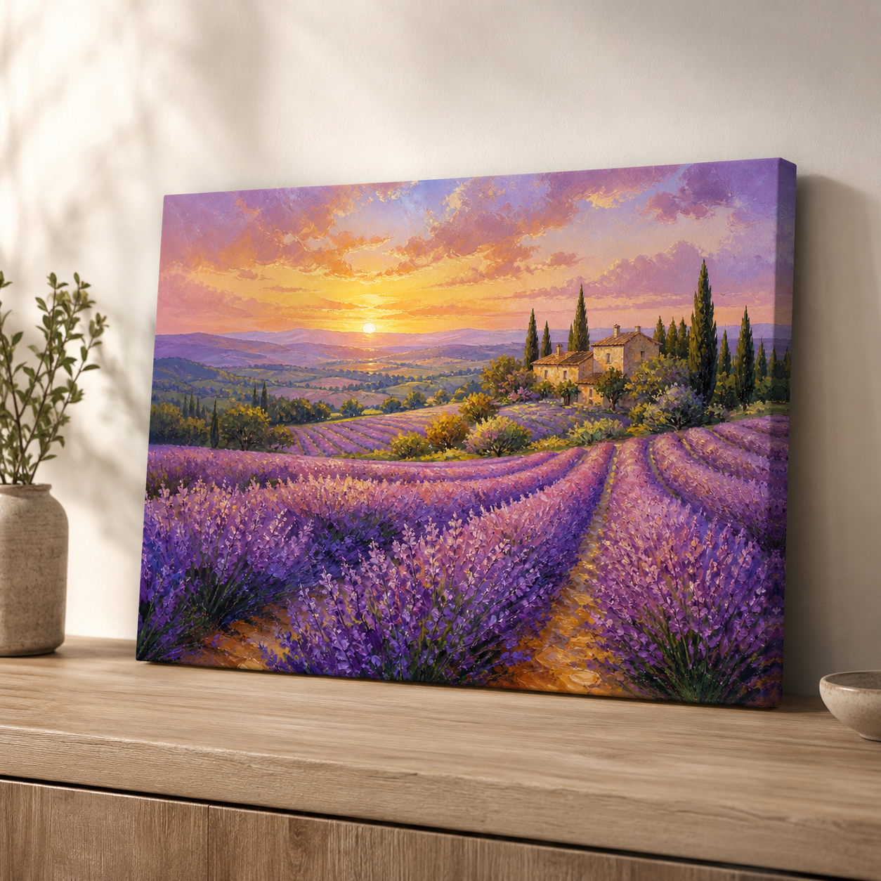 Lavendar Sunset in Provence