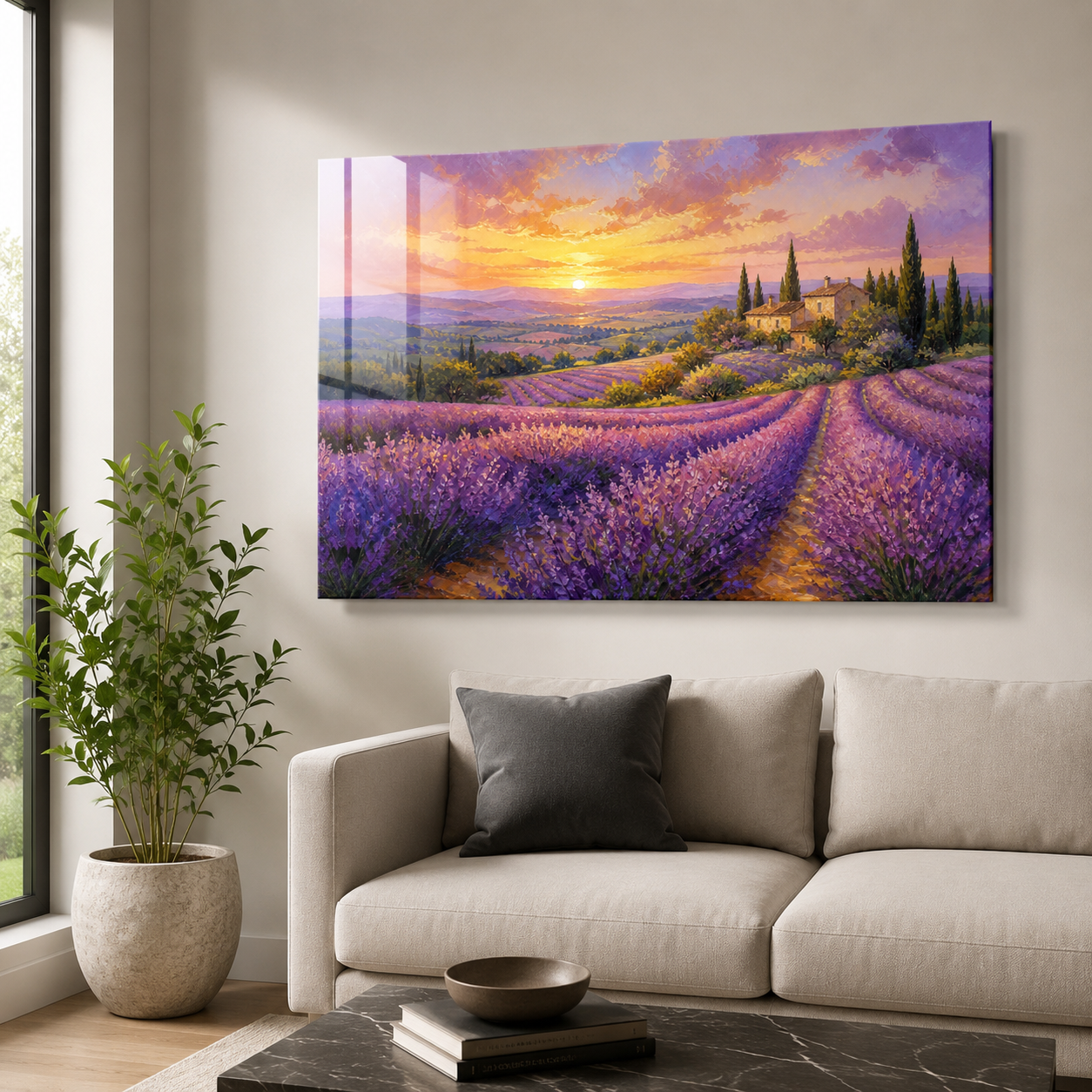 Lavendar Sunset in Provence