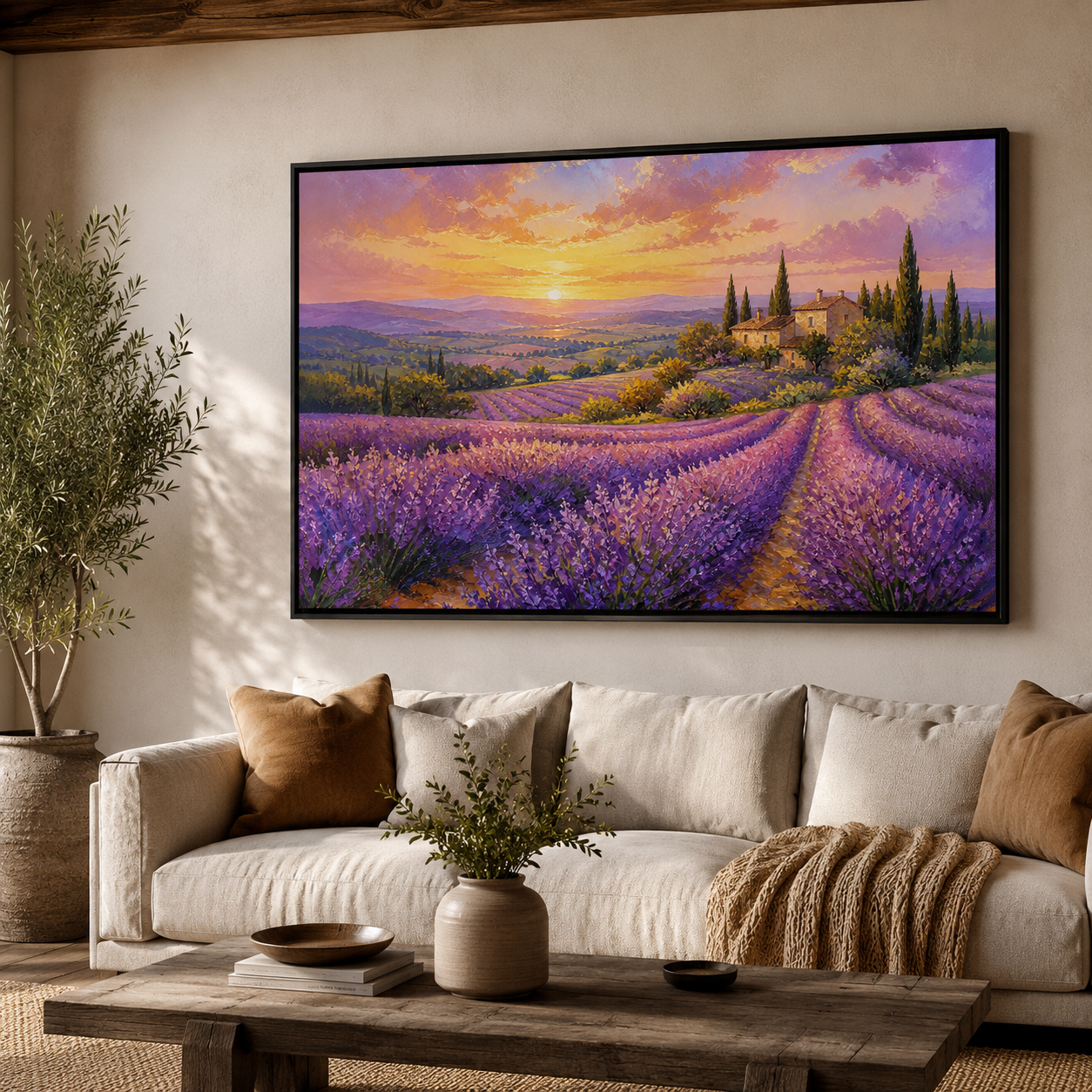 Lavendar Sunset in Provence
