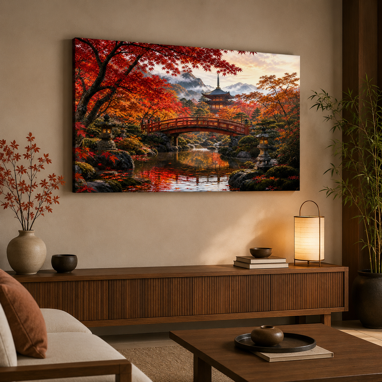 Crimson Bridge of Kyoto