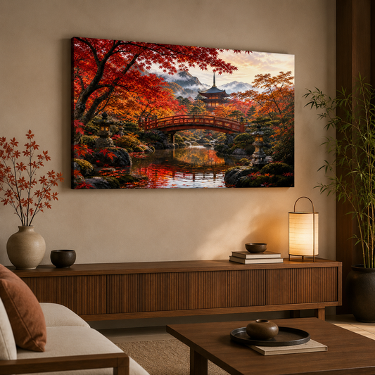 Crimson Bridge of Kyoto