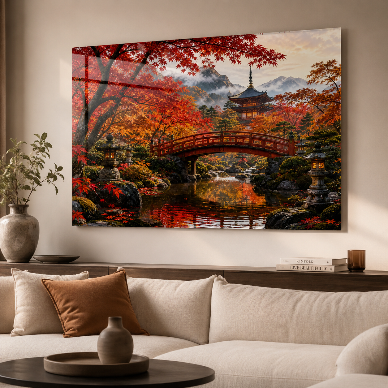 Crimson Bridge of Kyoto