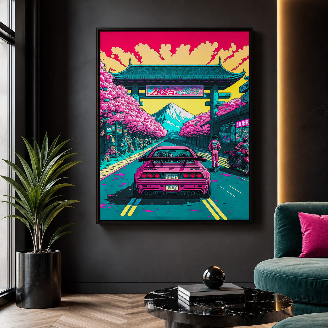 Neon Sakura Drift