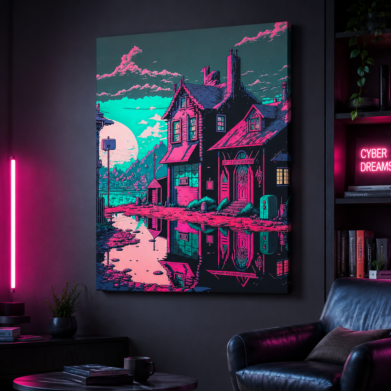 Neon Reflections