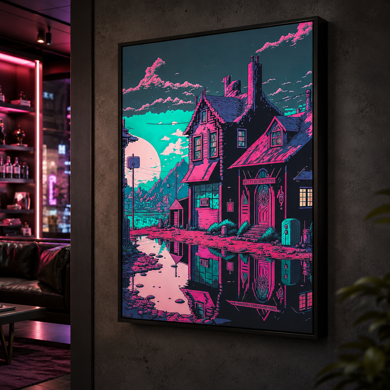 Neon Reflections