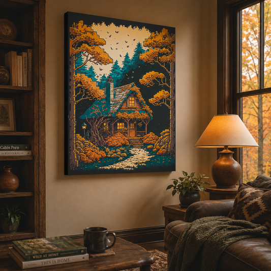 Autumn Cabin Glow