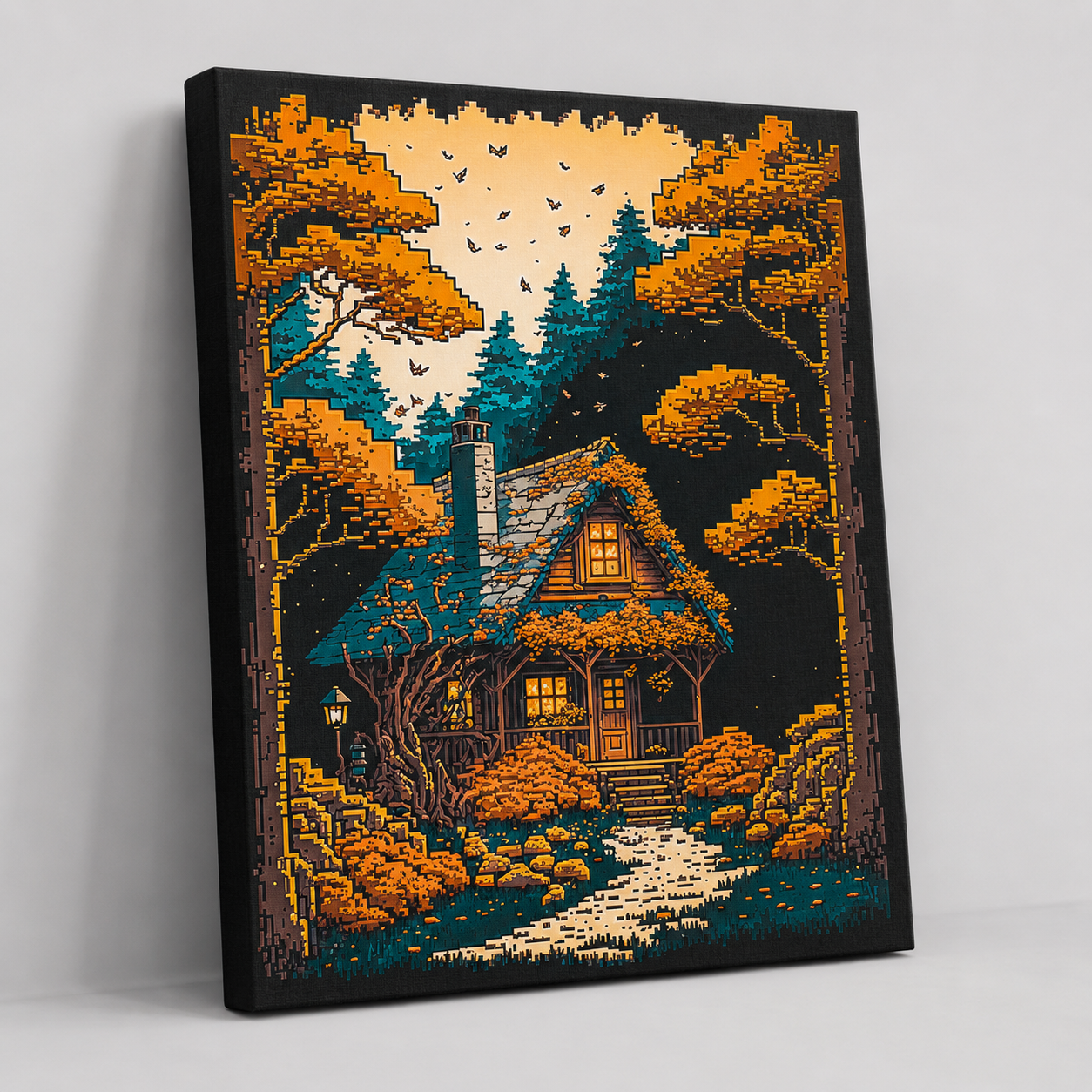 Autumn Cabin Glow