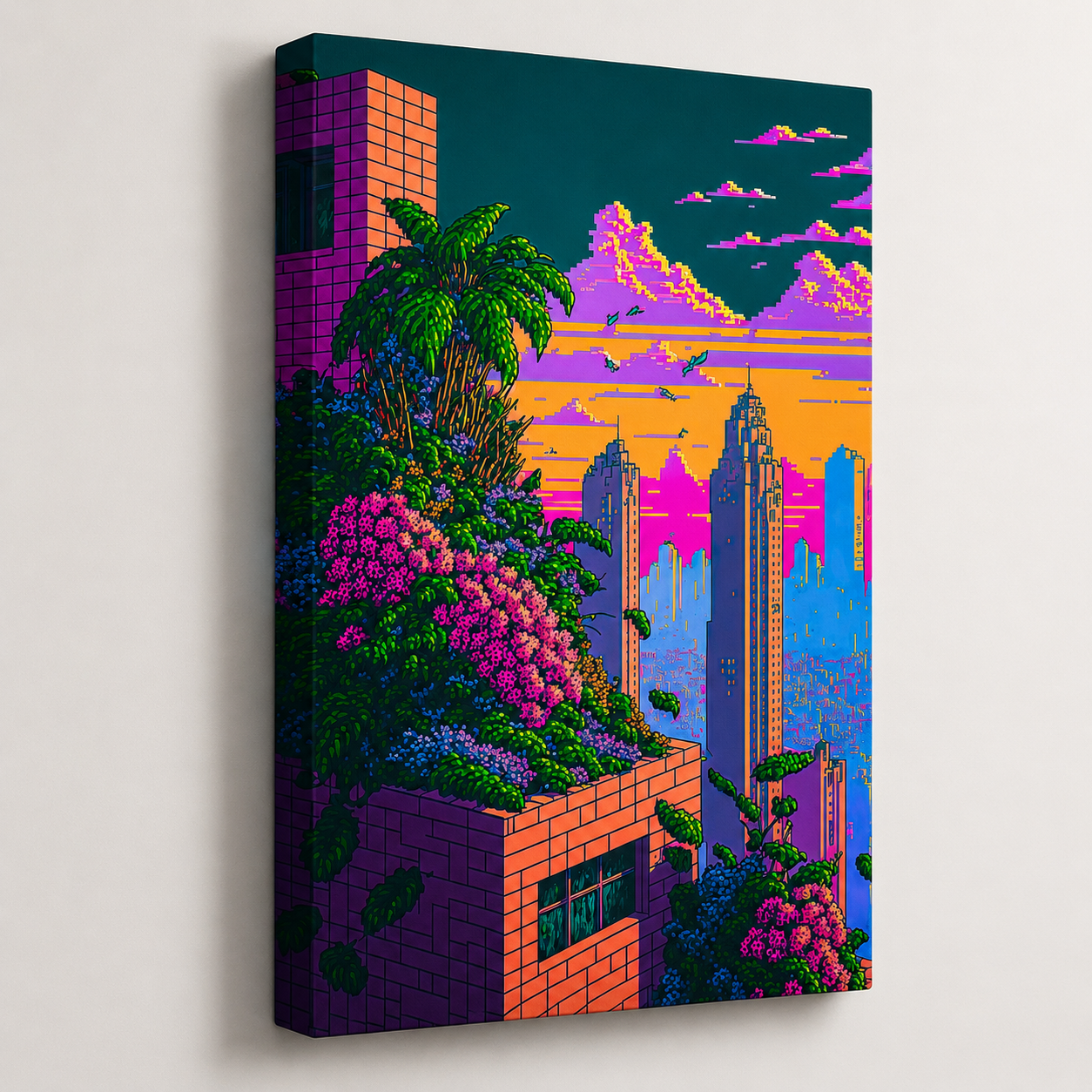 Neon Rooftop Eden