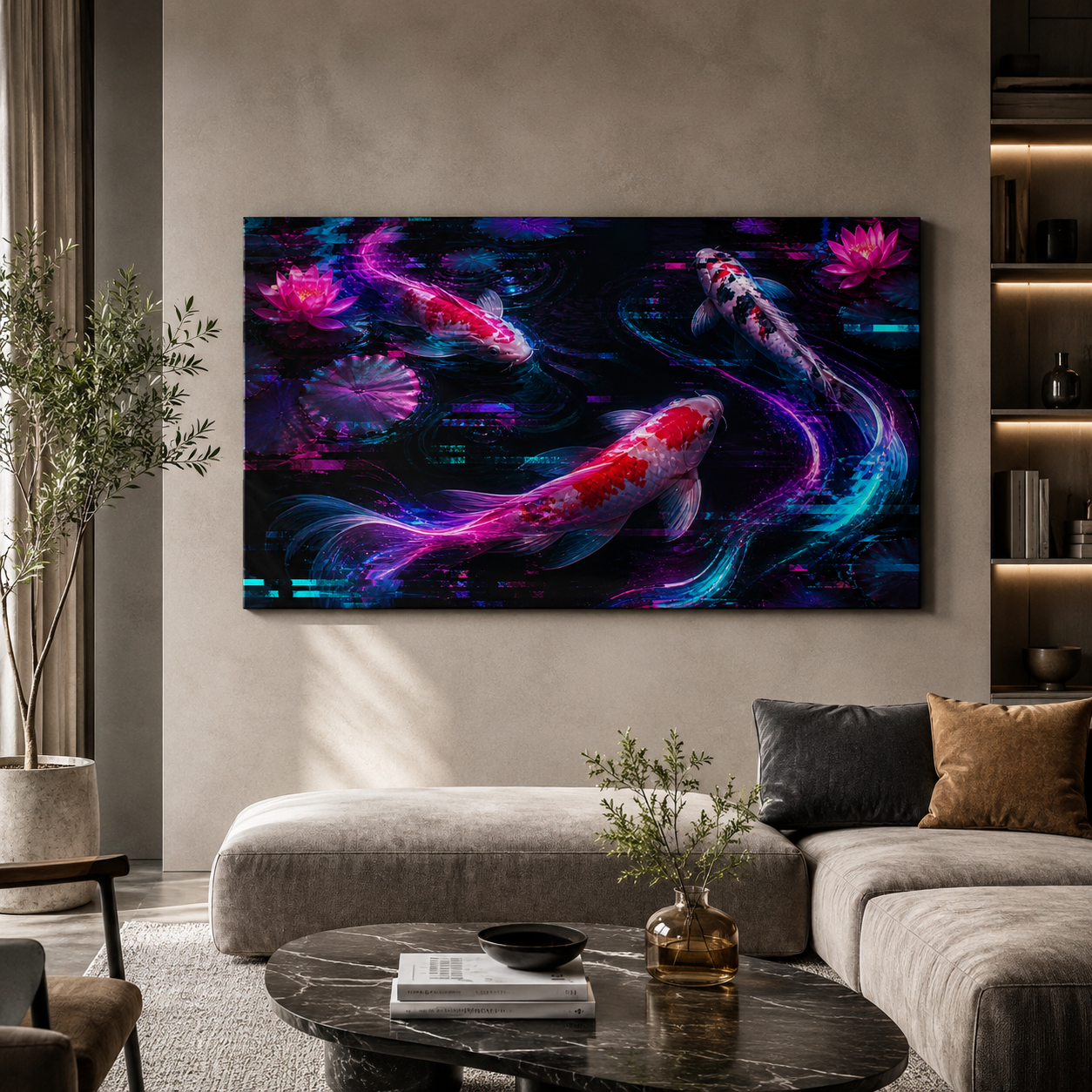 Neon Koi