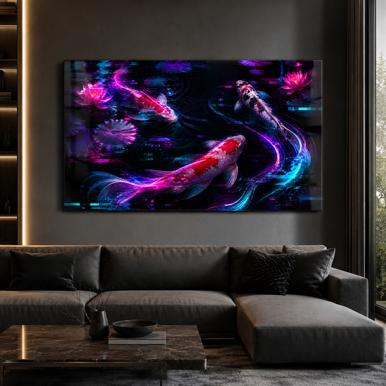 Neon Koi