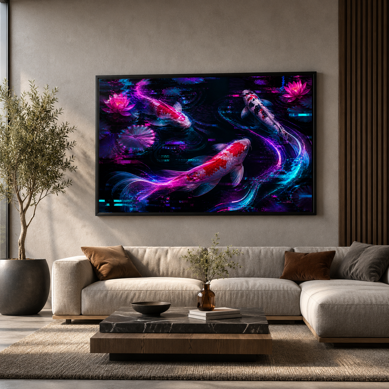 Neon Koi