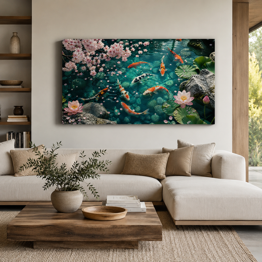 Koi Pond Serenity