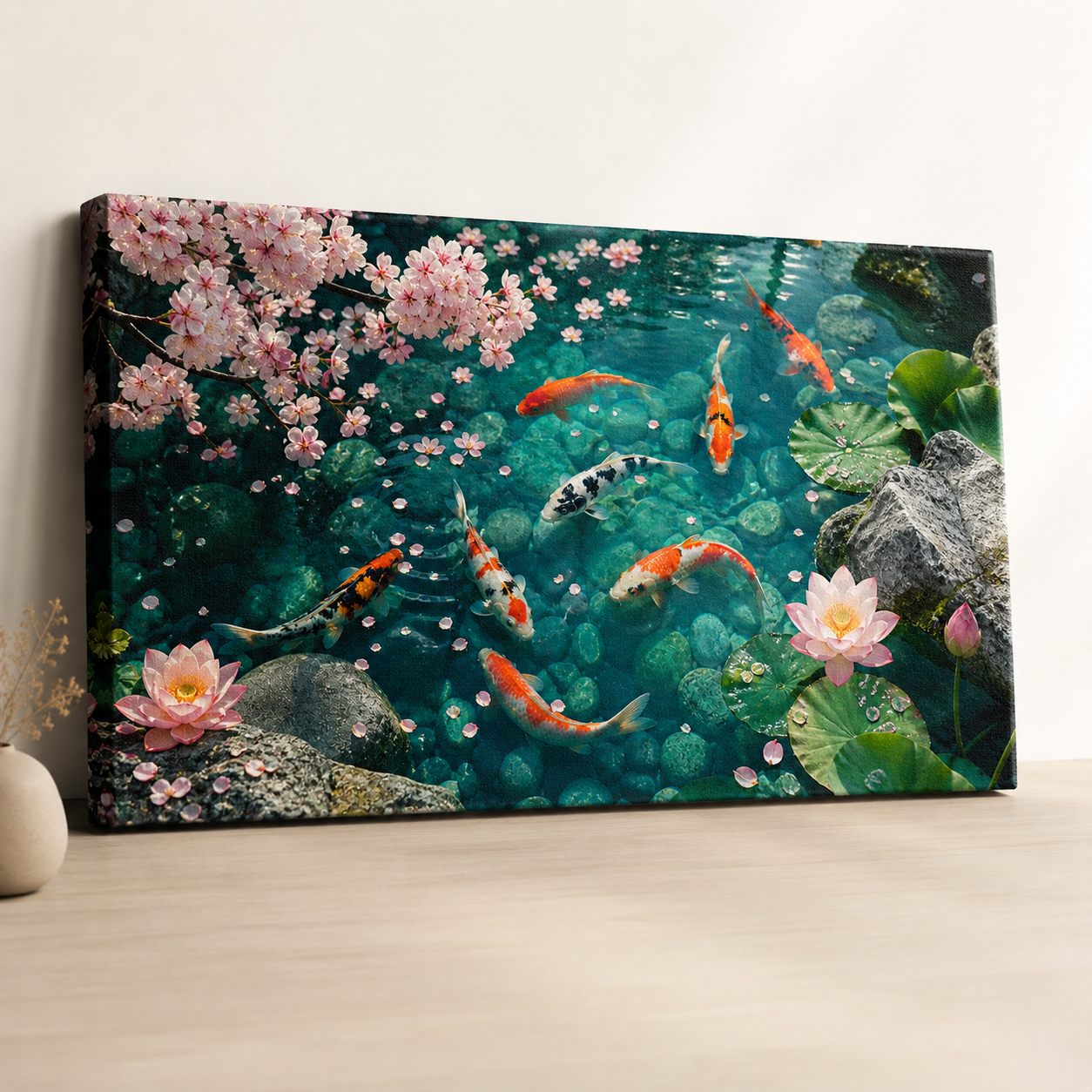Koi Pond Serenity
