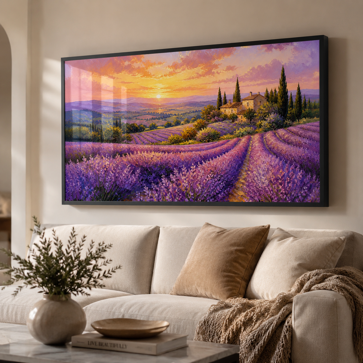 Lavendar Sunset in Provence