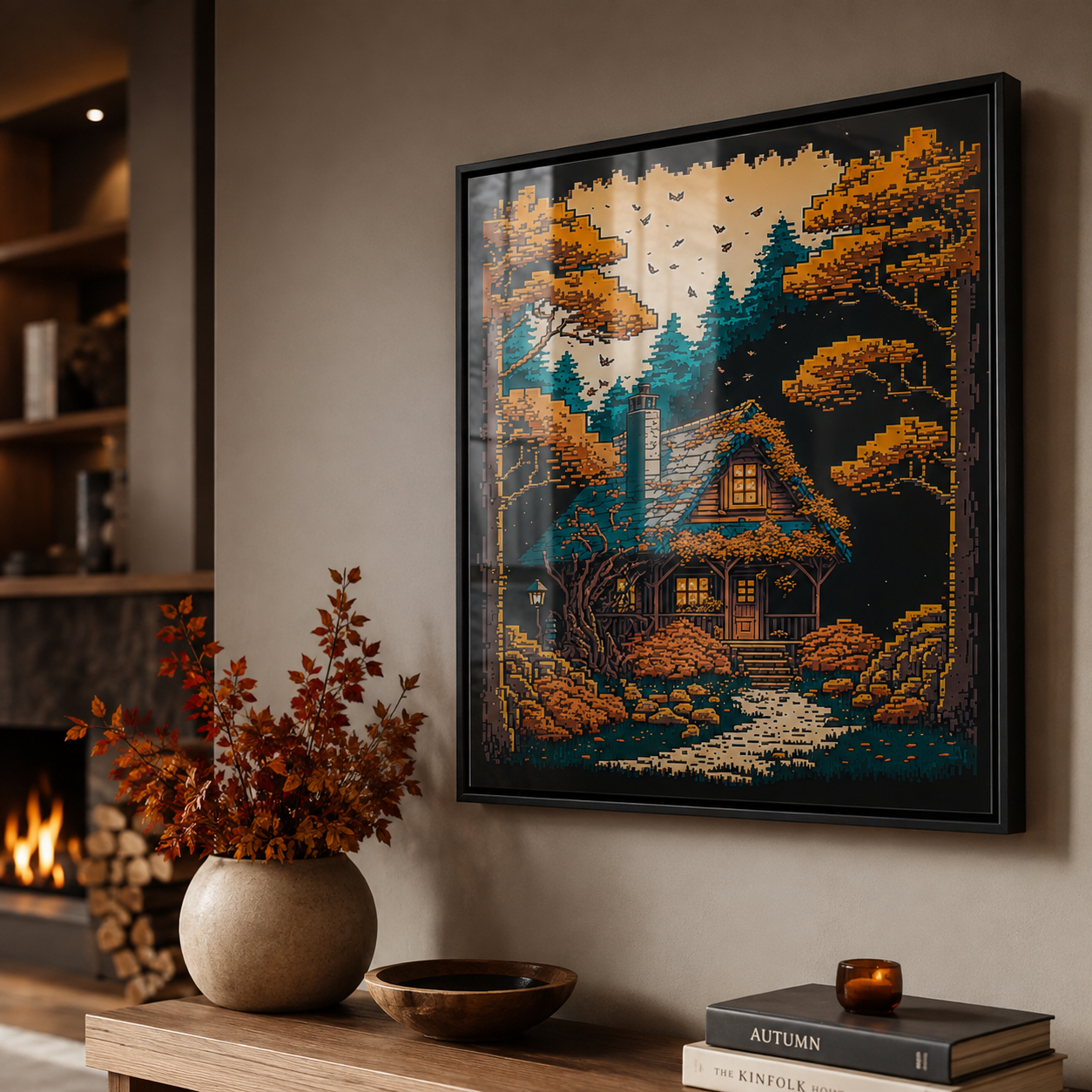 Autumn Cabin Glow