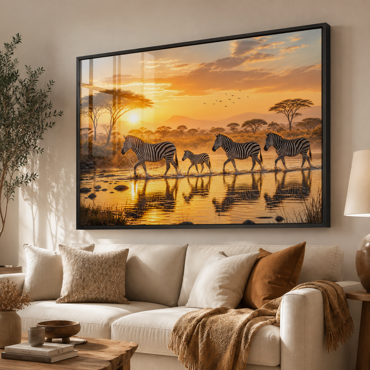 Zebras at Dawn