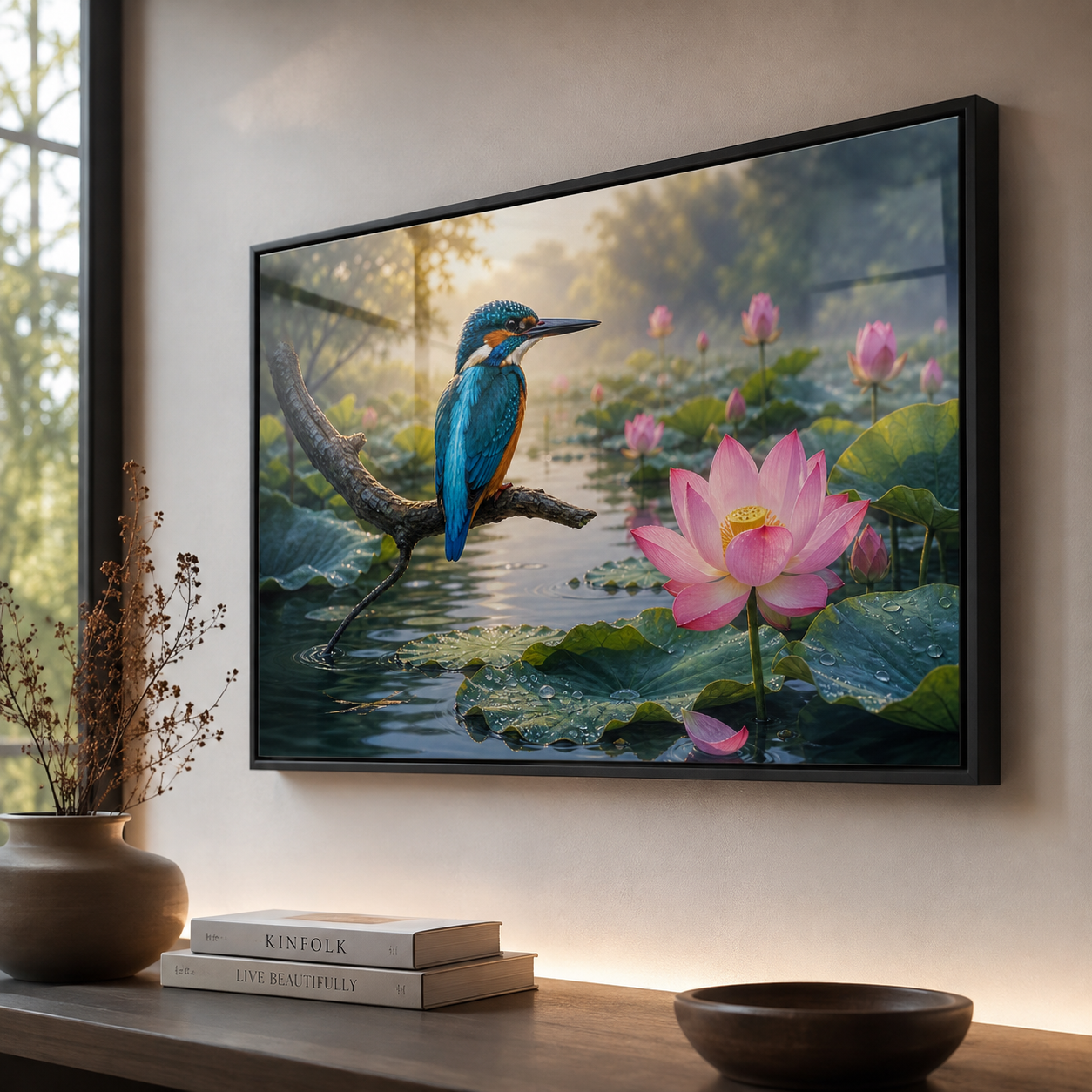 Kingfisher Lotus Pond