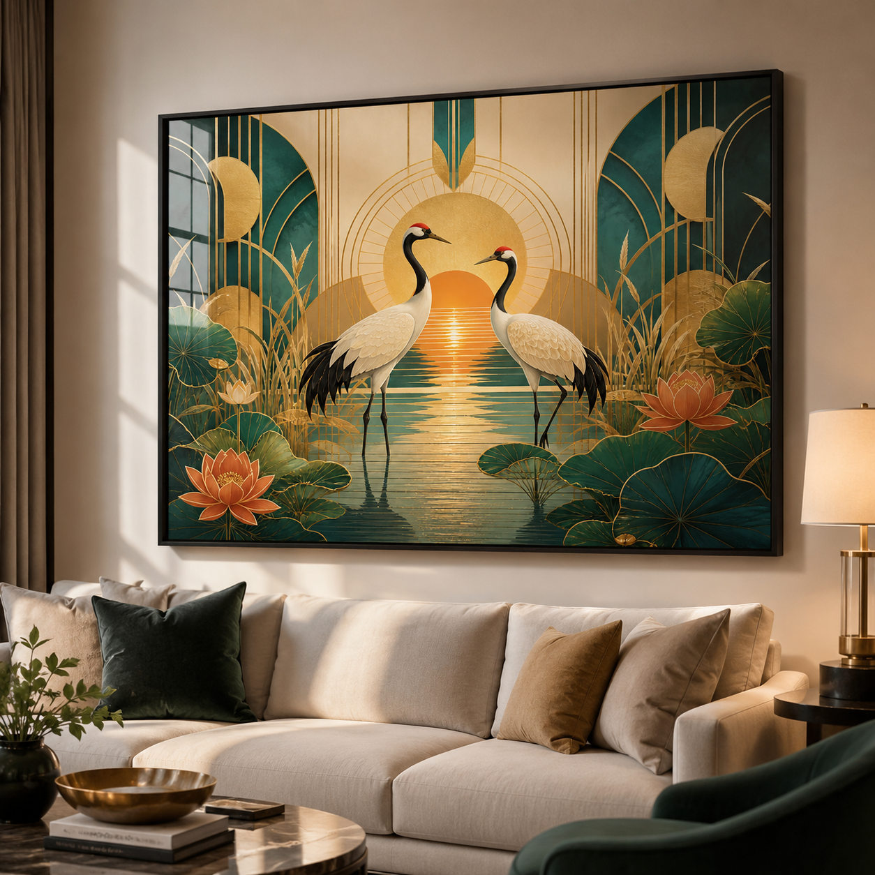 Golden Crane Serenity